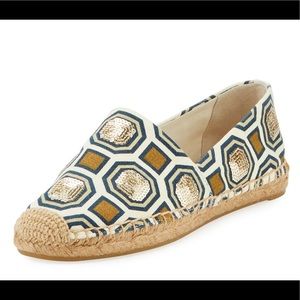 Tory Burch Cecily Sequin Embellished Espadrille